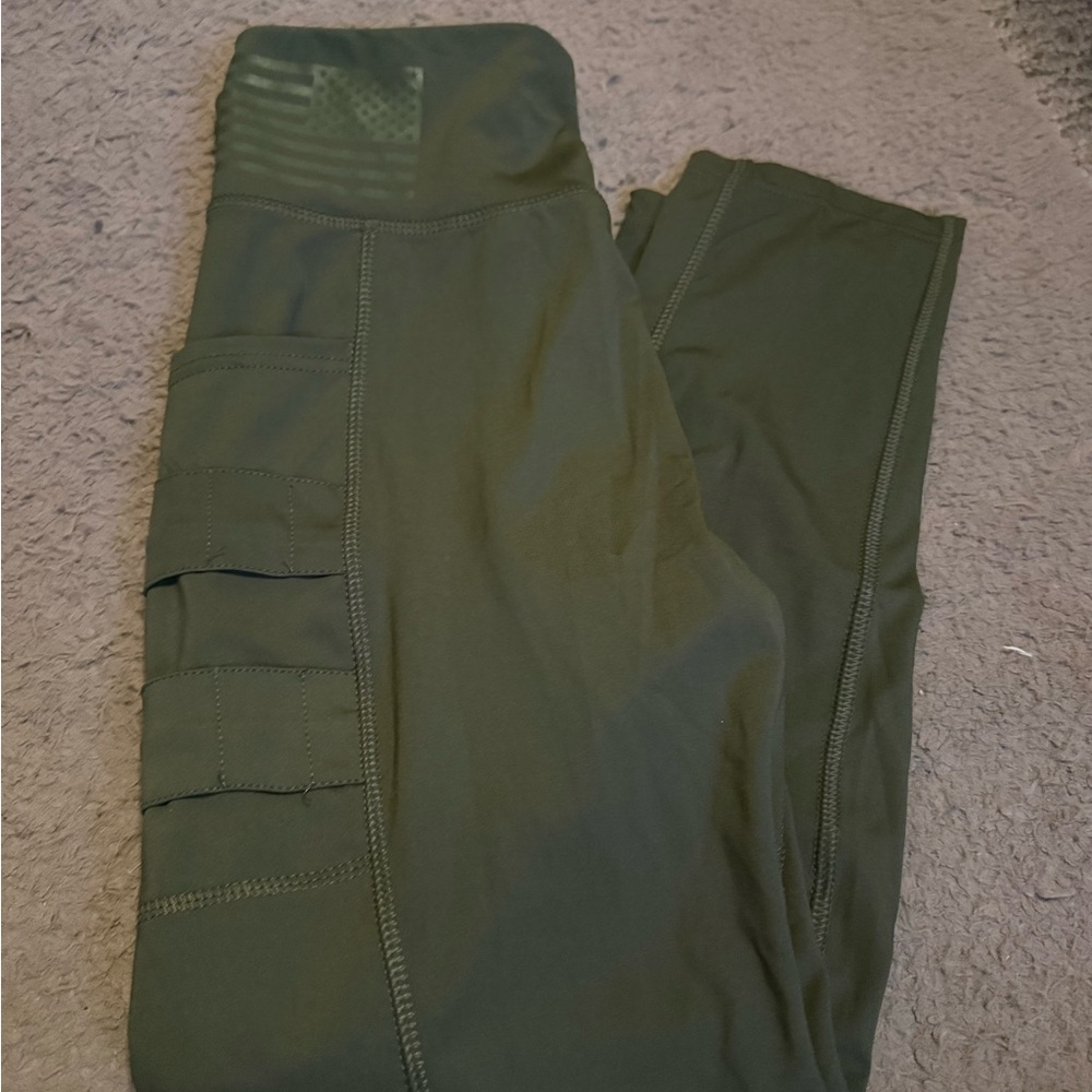 Grunt Style Olive Green Leggings